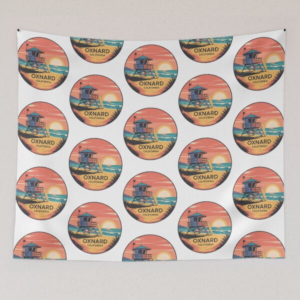 Item preview, Oxnard California Lifeguard Sunset designed and sold by TeeBTees.