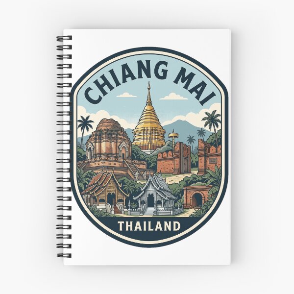 Item preview, Chiang Mai Thailand Vintage Travel Badge designed and sold by k3rstman1.