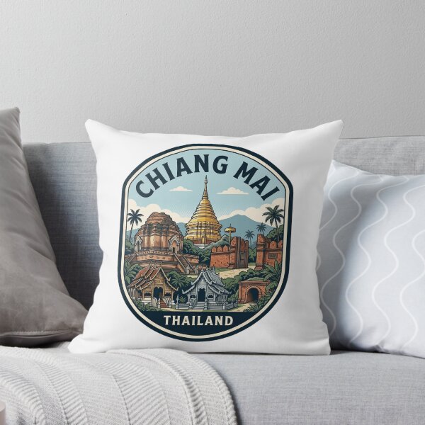 Item preview, Chiang Mai Thailand Vintage Travel Badge designed and sold by k3rstman1.