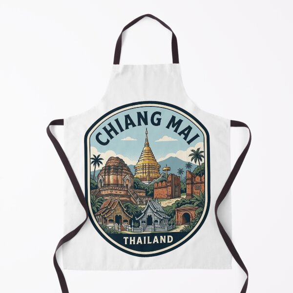 Item preview, Chiang Mai Thailand Vintage Travel Badge designed and sold by k3rstman1.