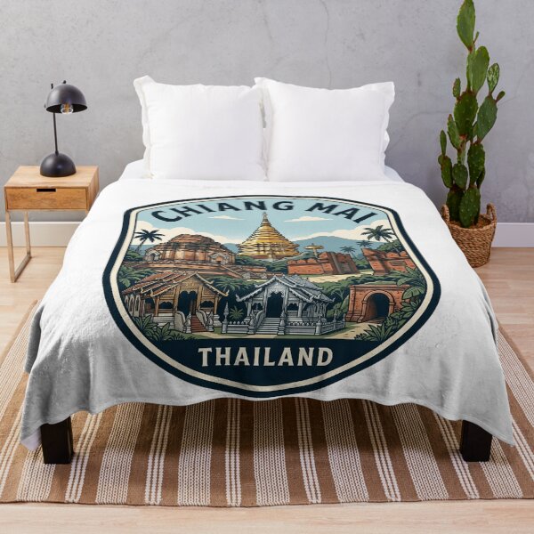 Item preview, Chiang Mai Thailand Vintage Travel Badge designed and sold by k3rstman1.