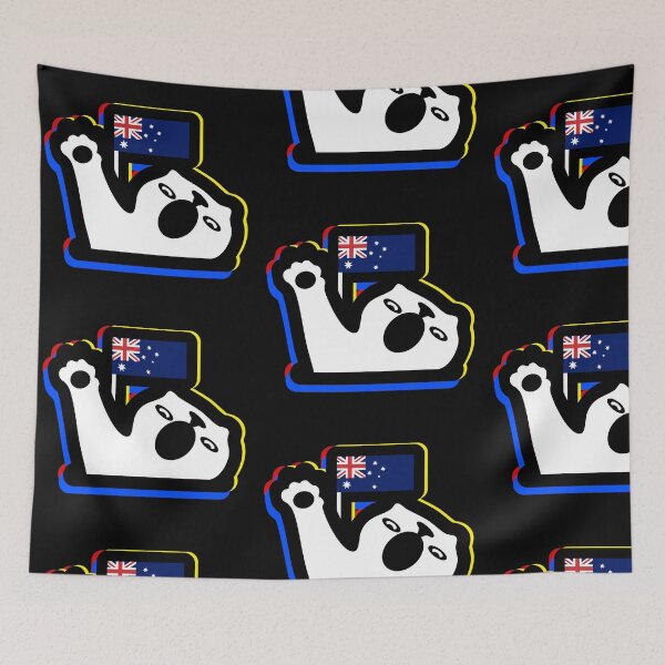 Item preview, Cute Australia Flag Cat Cartoon Aussie Pet Lover designed and sold by AhmedZouita.