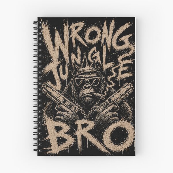 Item preview, Wrong Jungle Bro - Gangster Gorilla Punk Art designed and sold by FocusedPatterns.