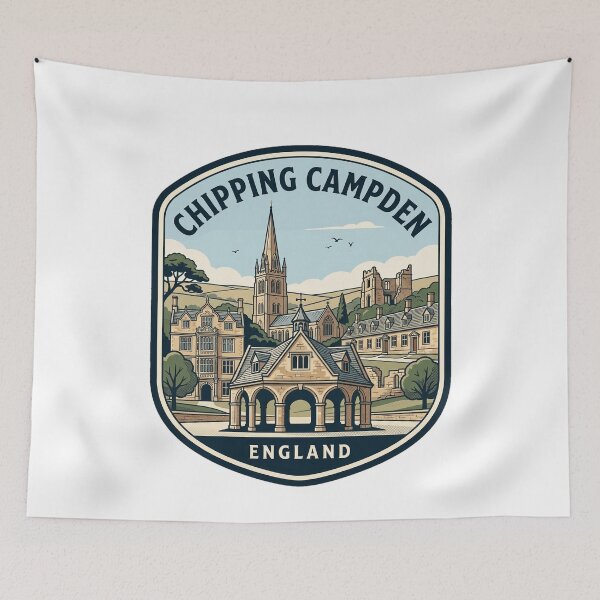 Item preview, Chipping Campden England Vintage Travel Badge designed and sold by k3rstman1.
