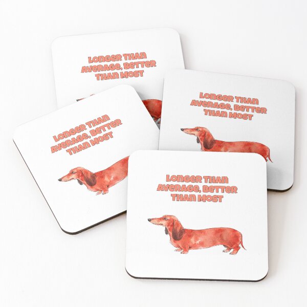 Item preview, Confident Dachshund Longer Than Average Better Dog Art designed and sold by NatureUnleashed.