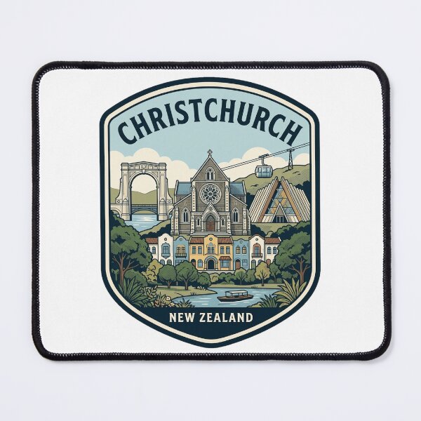 Item preview, Christchurch New Zealand Vintage Travel Emblem designed and sold by k3rstman1.