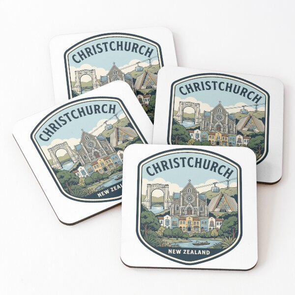 Item preview, Christchurch New Zealand Vintage Travel Emblem designed and sold by k3rstman1.