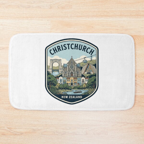 Item preview, Christchurch New Zealand Vintage Travel Emblem designed and sold by k3rstman1.
