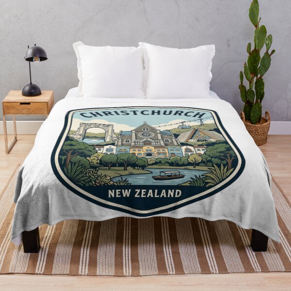 Item preview, Christchurch New Zealand Vintage Travel Emblem designed and sold by k3rstman1.