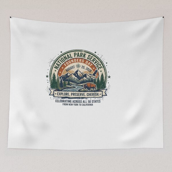 Item preview, National Park Service Founders Day Outdoor Adventure  designed and sold by Combat Skies.