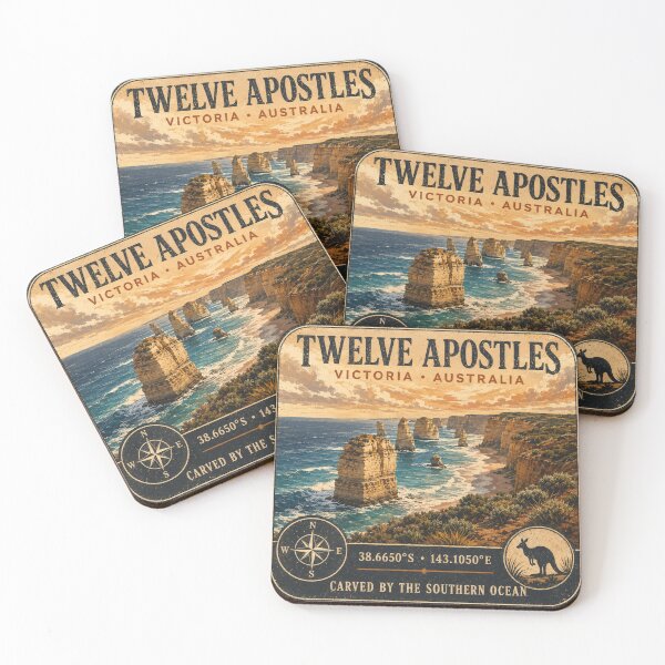 Item preview, Twelve Apostles Victoria Vintage Travel designed and sold by naturalsurvival.