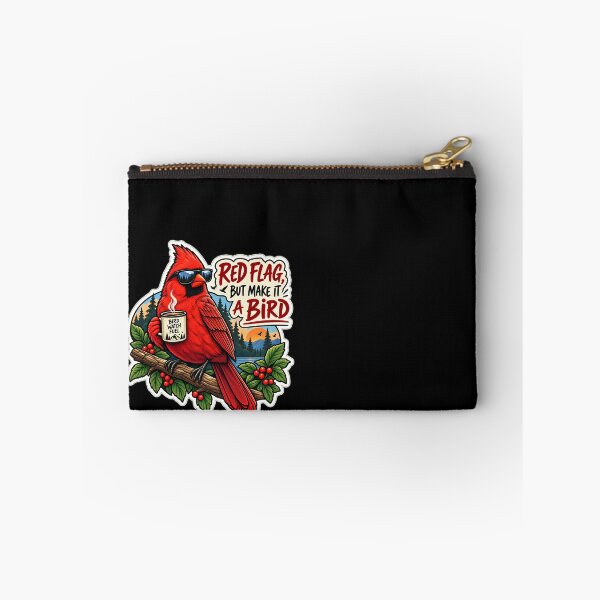 Item preview, Red Flag But Make It a Bird | Funny Cardinal Birdwatching Retro Design designed and sold by Jankes88.