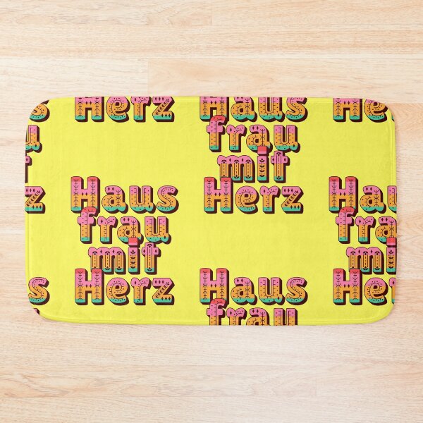 Item preview, Housewife with heart saying typography folk art designed and sold by Mauswohn.