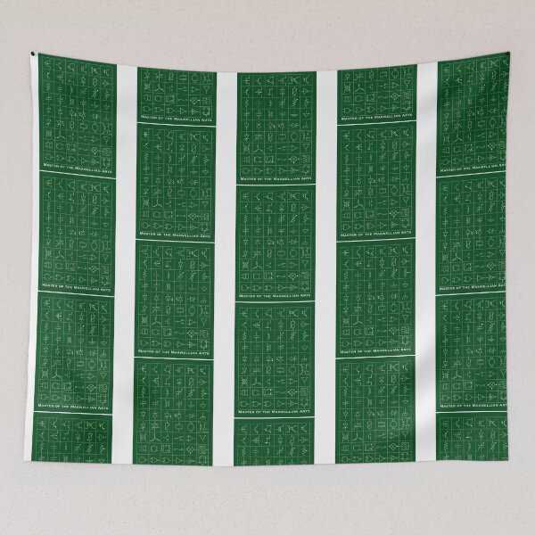 Item preview, Master Of The Maxwellian Arts White On Green designed and sold by THEJOHNJADS.