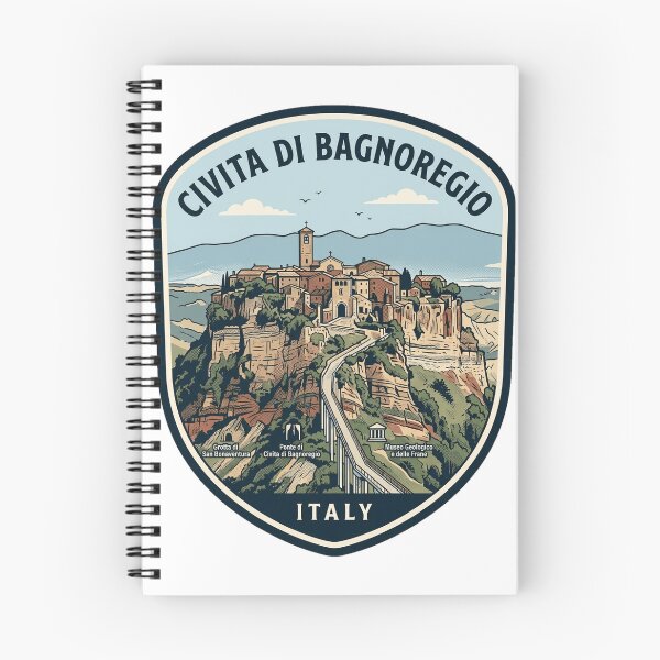 Item preview, Civita di Bagnoregio Italy Vintage Travel Badge designed and sold by k3rstman1.