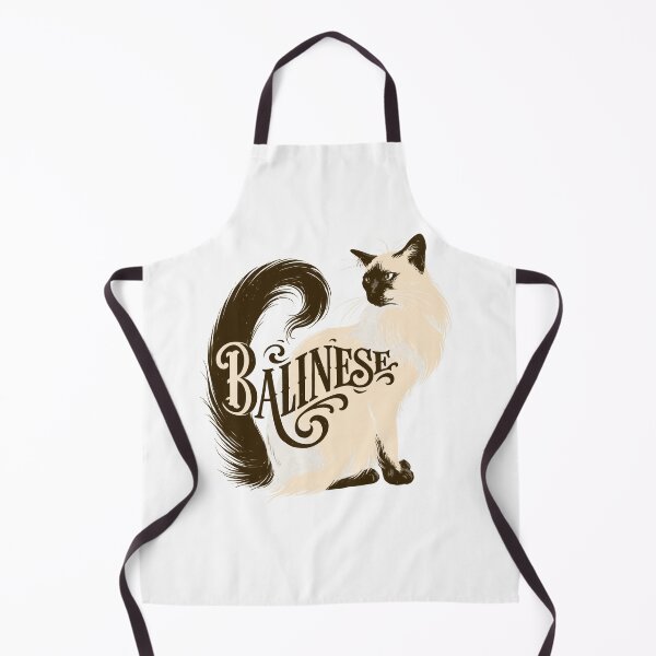 Item preview, Balinese Cat Word Art | Typography Cat Silhouette Design designed and sold by AyfuDesigns.
