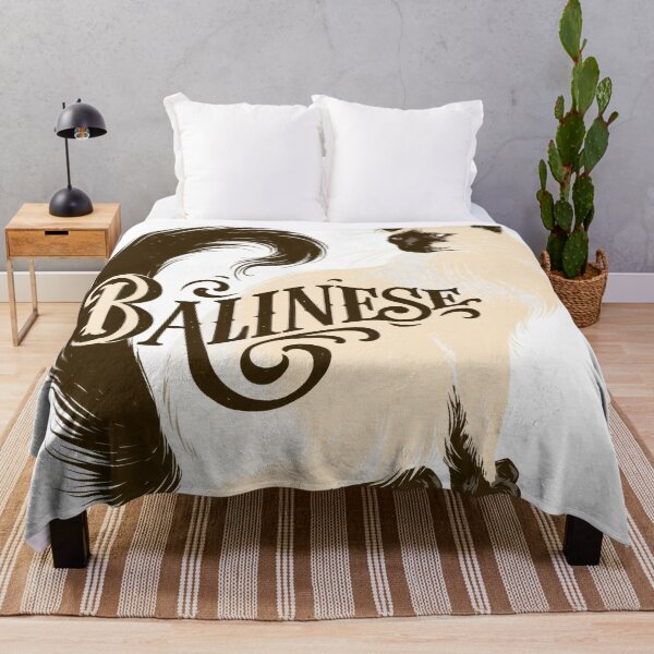 Item preview, Balinese Cat Word Art | Typography Cat Silhouette Design designed and sold by AyfuDesigns.