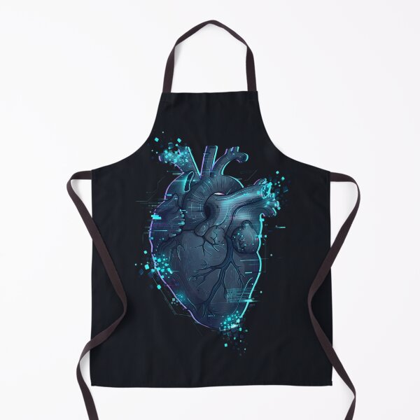 Item preview, Cyberpunk Glitch Anatomical Heart designed and sold by DripCultureLab.