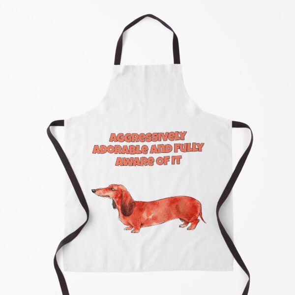 Item preview, Dachshund Aggressively Adorable Watercolour Funny Dog designed and sold by NatureUnleashed.
