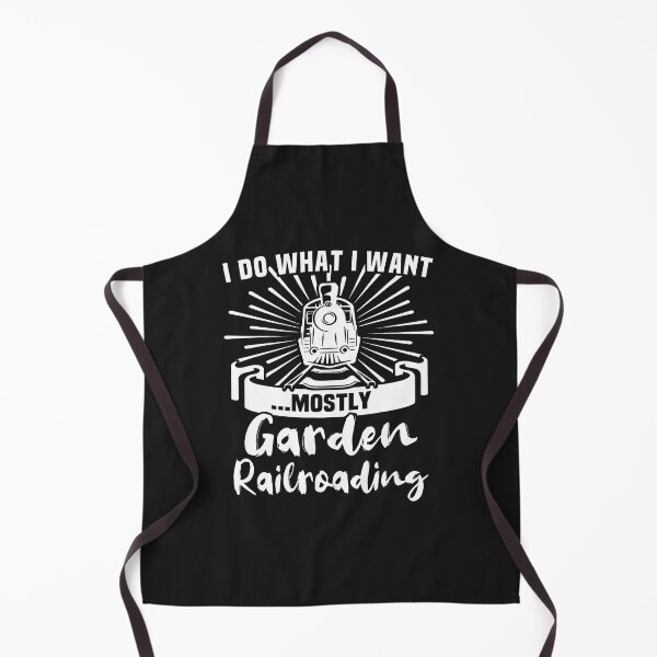 Item preview, Garden Railroading I Do What I Want Mostly Train Art designed and sold by mppjtungo.