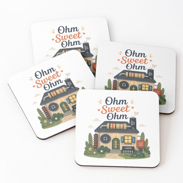 Item preview, Ohm Sweet Ohm Electronics Pun designed and sold by THEJOHNJADS.