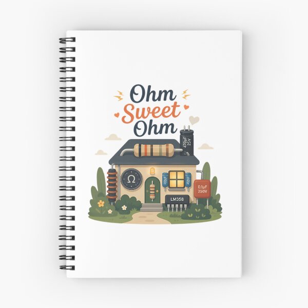 Item preview, Ohm Sweet Ohm Electronics Pun designed and sold by THEJOHNJADS.