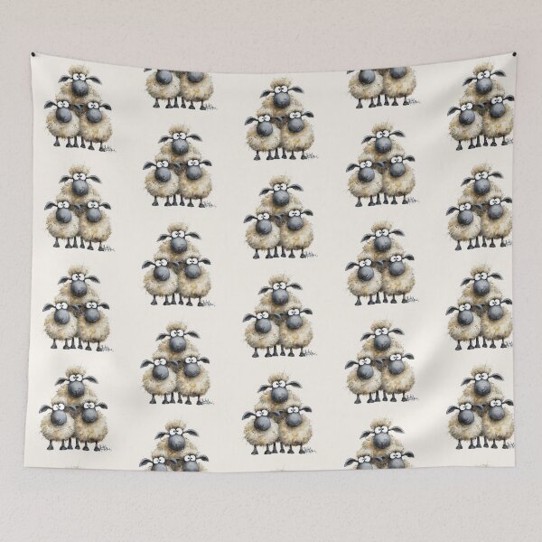 Item preview, Gorgeous Sheep ' Tres Valais ’ BY SHiRLeY MacARTHuR designed and sold by Shirley MacArthur Art.