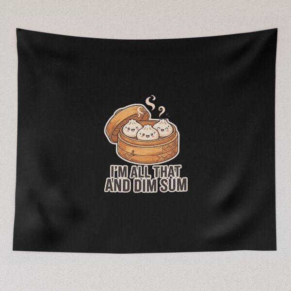 Item preview, All That and Dim Sum Kawaii Food Pun designed and sold by dudelinart.