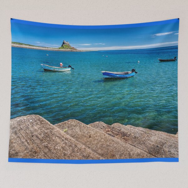 Item preview, Lindisfarne Castle from Holy Island Harbour Steps designed and sold by Alisonchambers2.