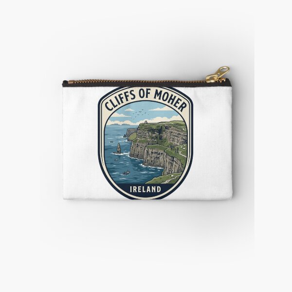 Item preview, Cliffs of Moher Ireland Vintage Travel Badge designed and sold by k3rstman1.