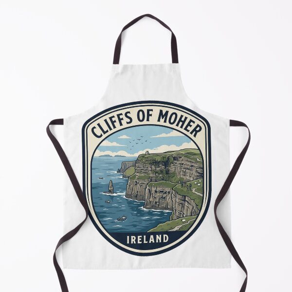 Item preview, Cliffs of Moher Ireland Vintage Travel Badge designed and sold by k3rstman1.