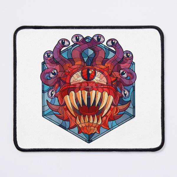 Item preview, Dungeons Dragons Beholder Stained Glass designed and sold by Madrigalleryp.