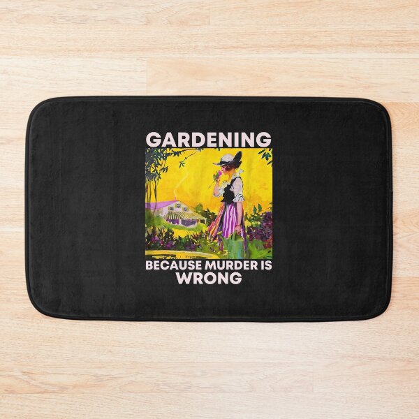 Item preview, Gardening Because Murder Is Wrong Vintage Illustration designed and sold by mppjtungo.