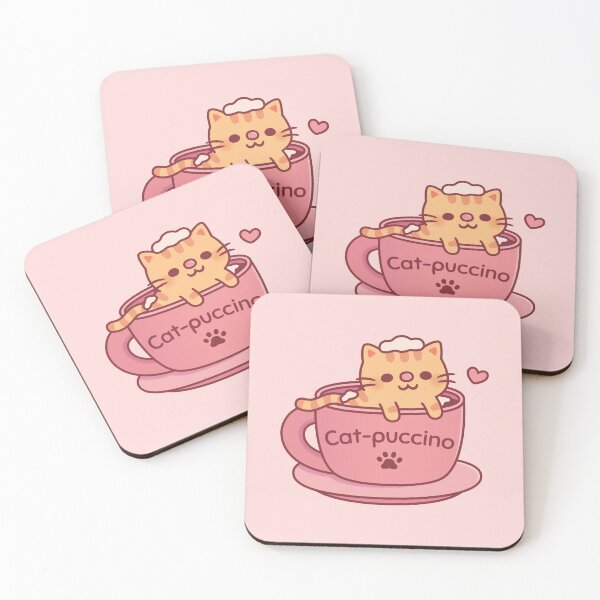 Item preview, Cat-puccino Cute Tabby Cat In Coffee Cup designed and sold by rustydoodle.