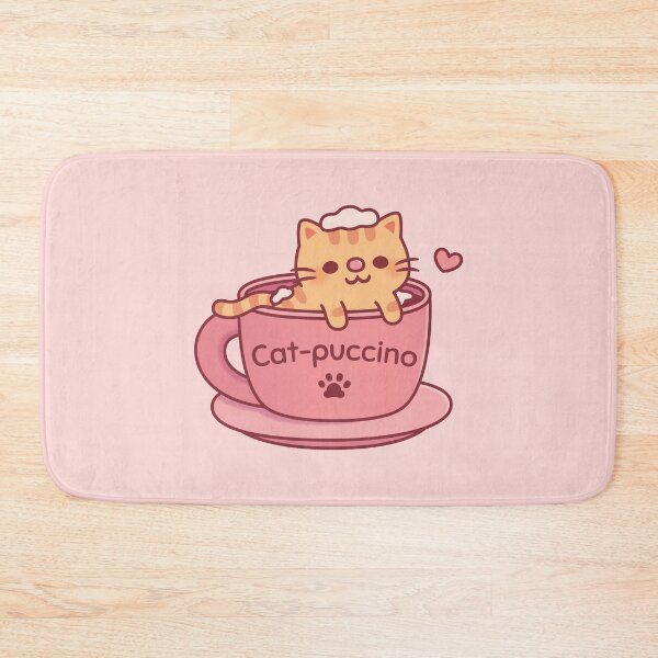 Item preview, Cat-puccino Cute Tabby Cat In Coffee Cup designed and sold by rustydoodle.
