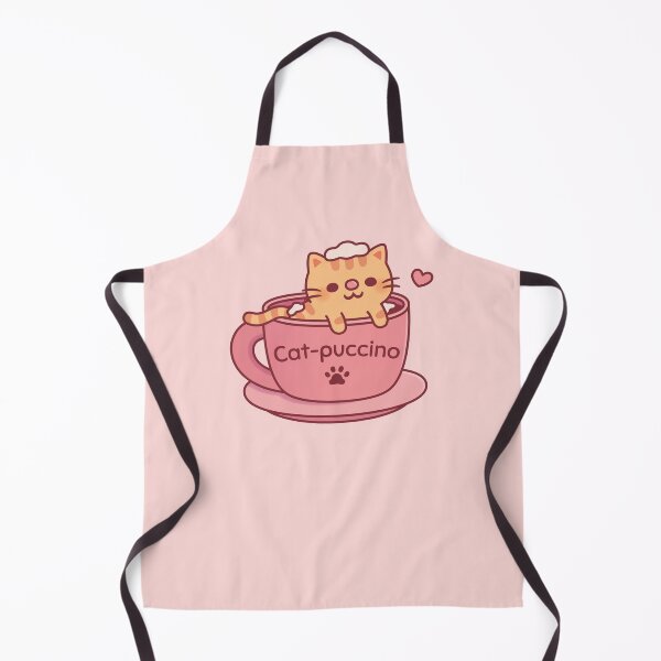 Item preview, Cat-puccino Cute Tabby Cat In Coffee Cup designed and sold by rustydoodle.