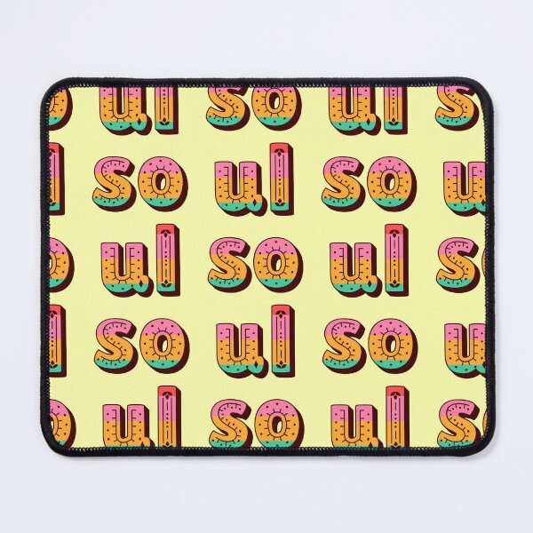 Item preview, Soul Typography Saying Folk Art Font designed and sold by Mauswohn.