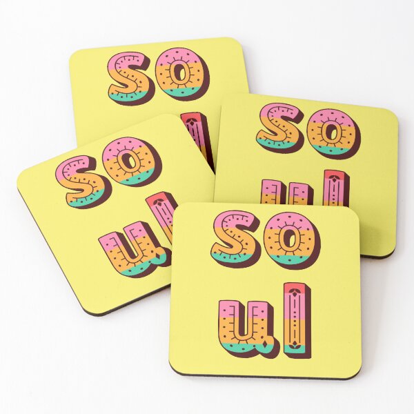 Item preview, Soul Typography Saying Folk Art Font designed and sold by Mauswohn.