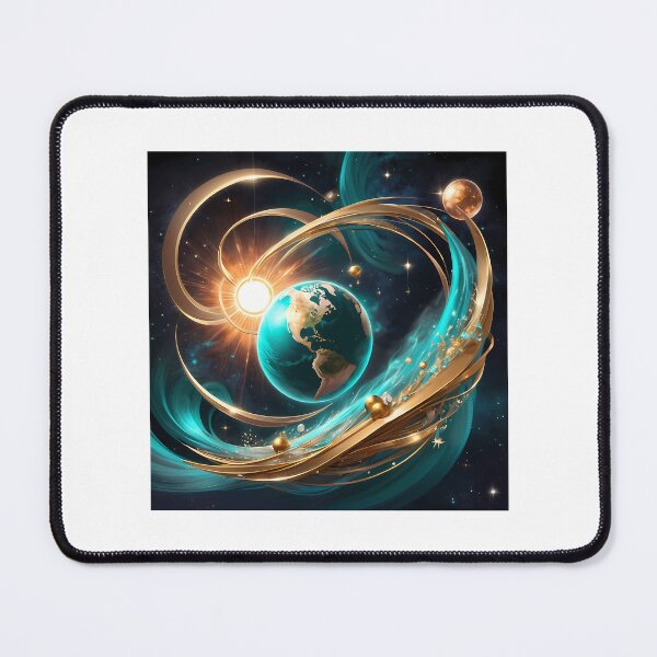 Item preview, Teal Earth And Solar Winds With Twisted Metal Reaching The Sun designed and sold by WeAreUSAs.