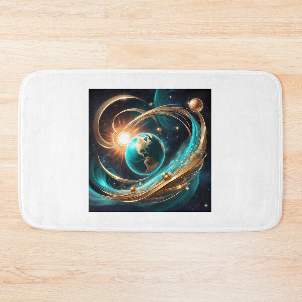 Item preview, Teal Earth And Solar Winds With Twisted Metal Reaching The Sun designed and sold by WeAreUSAs.
