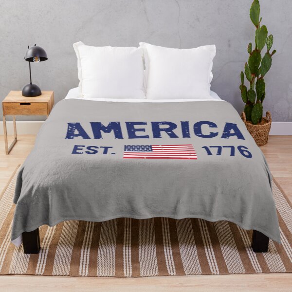 Item preview, America Est 1776 US Flag Vintage 4th of July Men Women Kids designed and sold by GreggRoss.