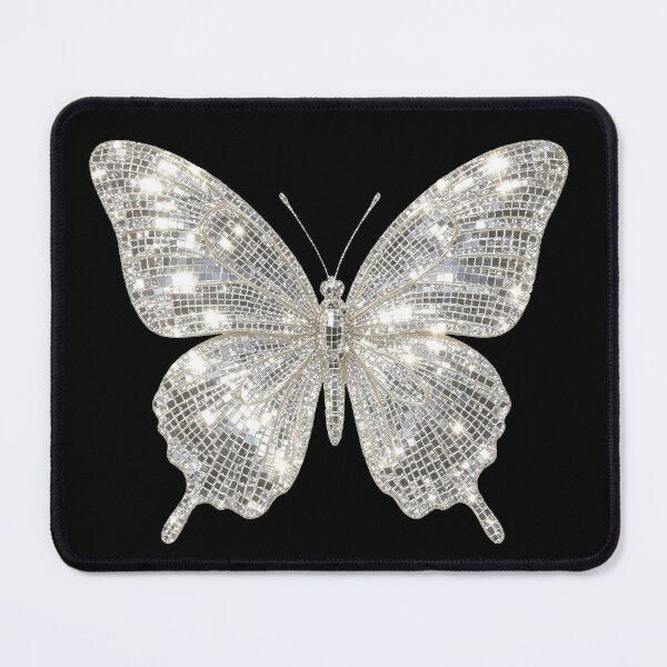 Item preview, Silver Disco Mirror Butterfly designed and sold by Moody Critters.