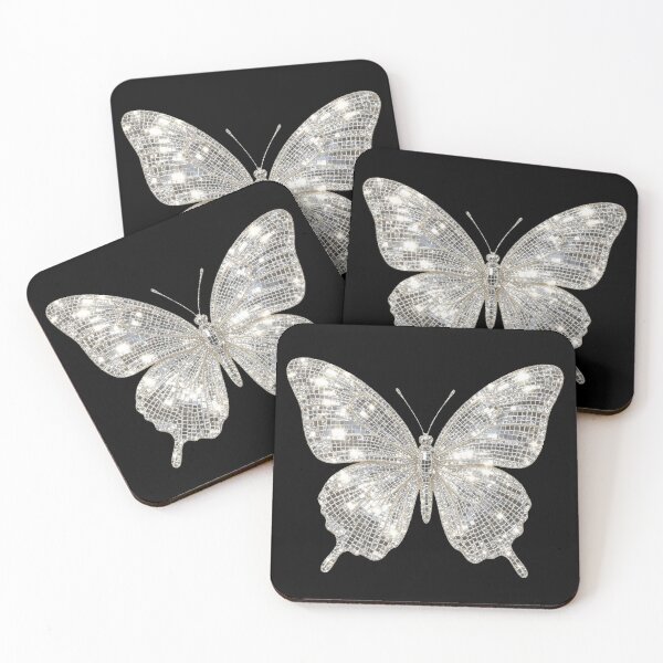 Item preview, Silver Disco Mirror Butterfly designed and sold by Moody Critters.