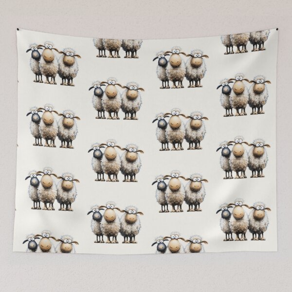 Item preview, Gorgeous Sheep ' The Sheepies’ BY SHiRLeY MacARTHuR designed and sold by Shirley MacArthur Art.