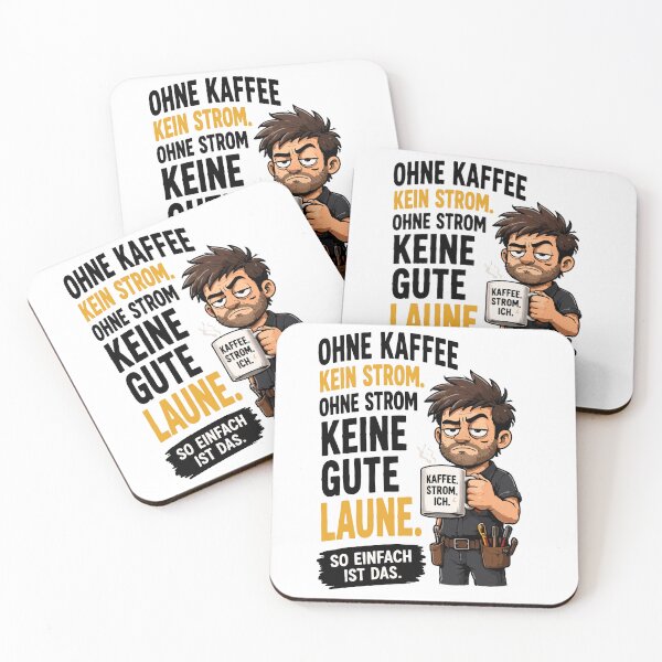 Item preview, Coffee, electricity, good mood designed and sold by Fritz-Nicole Print Shop.