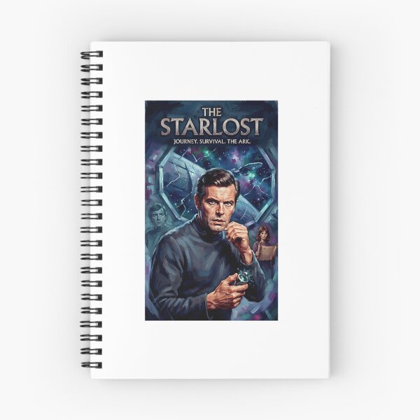 Item preview, The Starlost Retro Sci-Fi Series Ark Ship Space Survival Tribute Art Poster designed and sold by TheErrant.