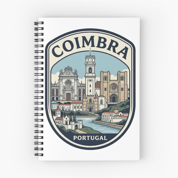 Item preview, Coimbra Portugal Vintage Travel Badge Illustration designed and sold by k3rstman1.