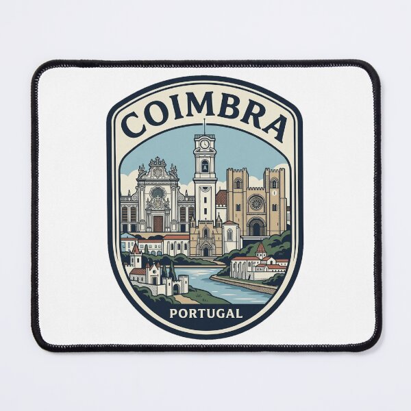 Item preview, Coimbra Portugal Vintage Travel Badge Illustration designed and sold by k3rstman1.