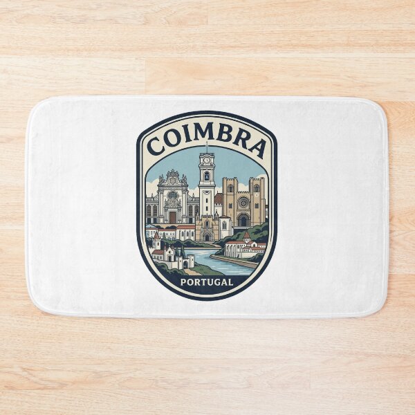 Item preview, Coimbra Portugal Vintage Travel Badge Illustration designed and sold by k3rstman1.
