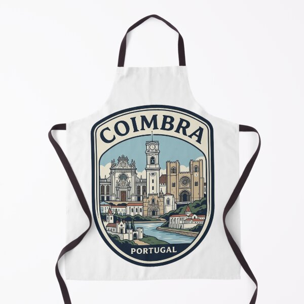 Item preview, Coimbra Portugal Vintage Travel Badge Illustration designed and sold by k3rstman1.